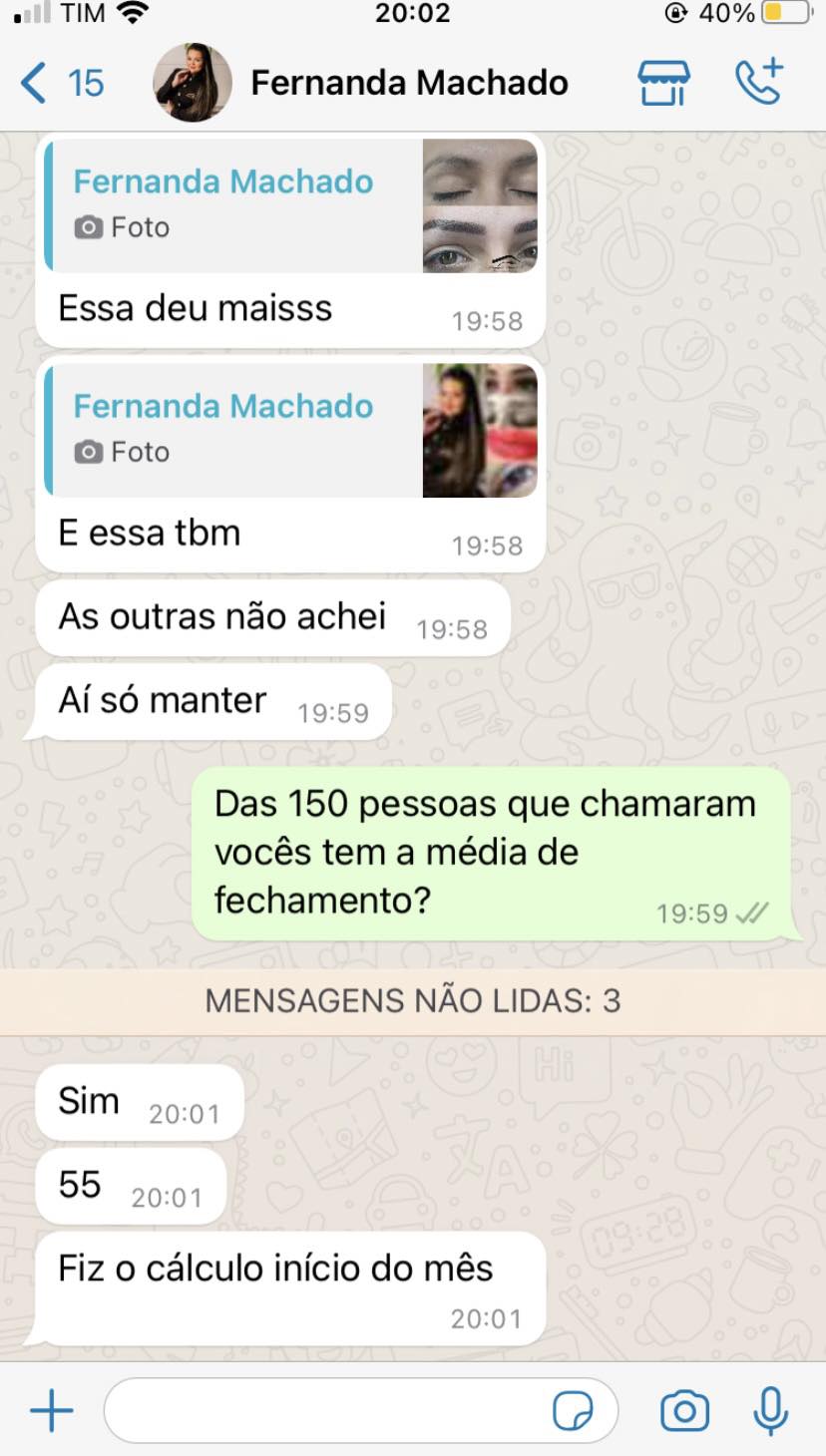 WhatsApp - 150 pessoas chamaram